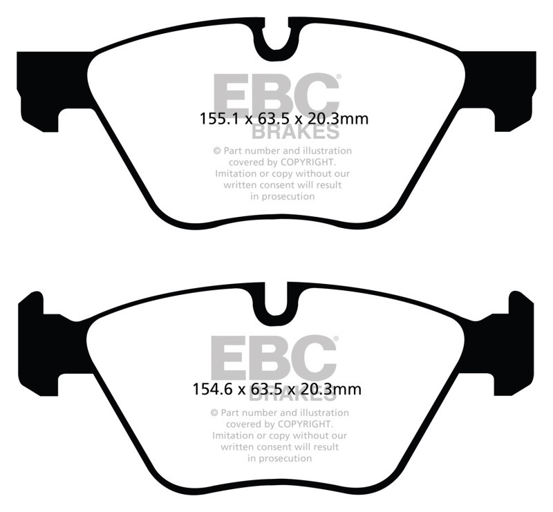 EBC DP32088C Redstuff Ceramic Front Brake Pads, BMW 528 2.0 Turbo (F10) 2011+