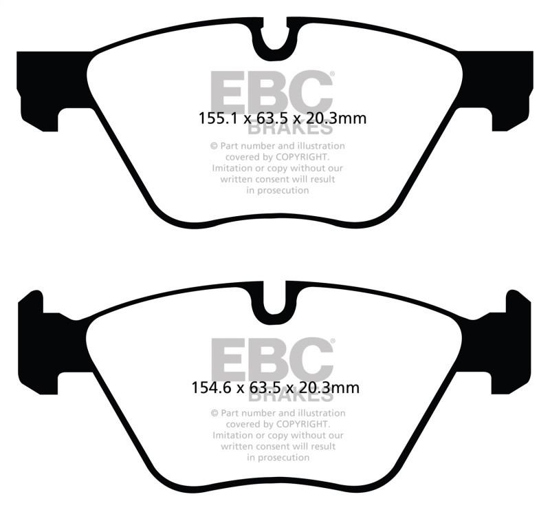 EBC DP42088R Yellowstuff Front Brake Pads, BMW 528 2.0 Turbo (F10) 2011+