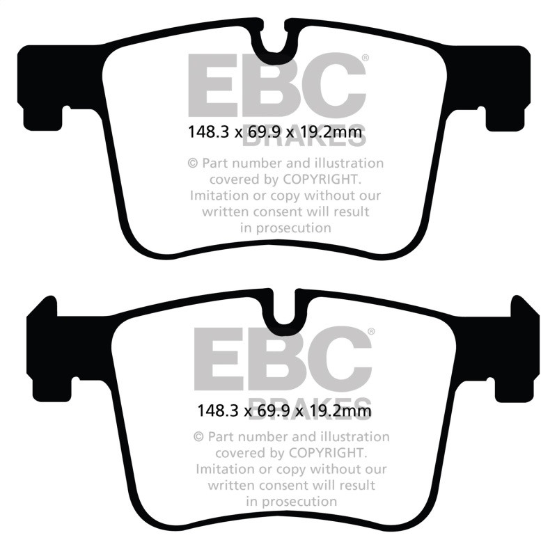 EBC DP32105C Redstuff Ceramic Front Brake Pads, BMW X3 2.0 Turbo (F25) 2011+