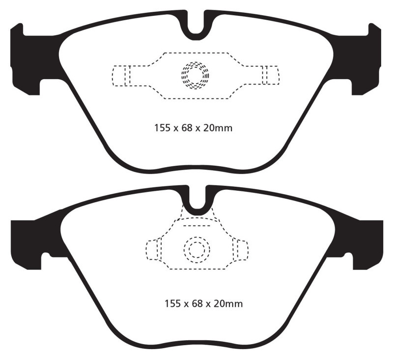 EBC DP42006R Yellowstuff Front Brake Pads, BMW Z4 3.0 Twin Turbo iS (E89) 2011+