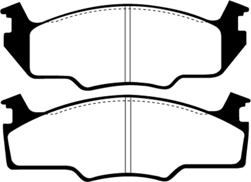 EBC DP2366 Greenstuff 2000 Front Brake Pads, Volkswagen Golf 1.6 1980-1984