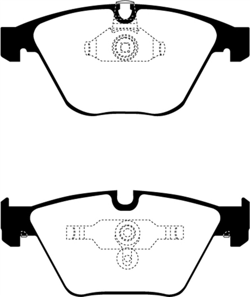 EBC DP21449 Greenstuff 2000 Front Brake Pads, BMW 1M Coupe 3.0 Twin Turbo 2011-2012