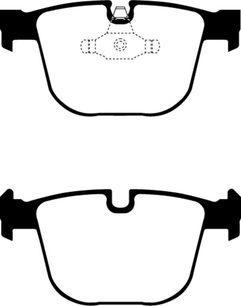 EBC DP21451 Greenstuff 2000 Rear Brake Pads, BMW 1M Coupe 3.0 Twin Turbo 2011-2012