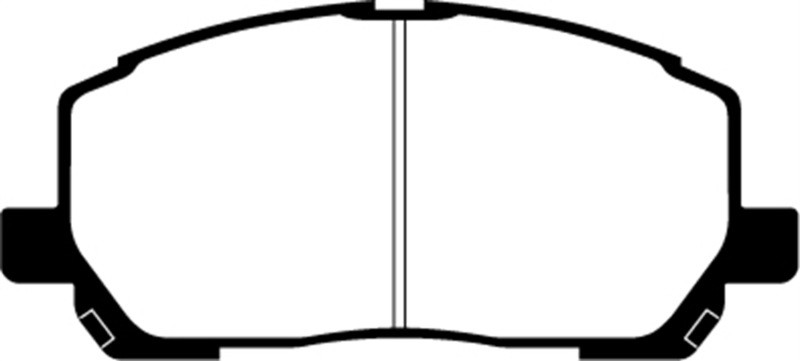 EBC DP41634R Yellowstuff Front Brake Pads, Toyota Highlander 2.4 2WD 2000-2003