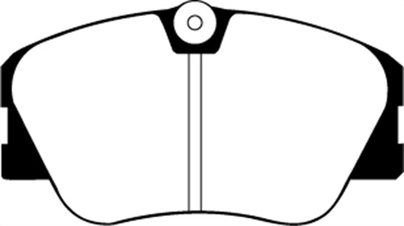 EBC DP2577 Greenstuff 2000 Front Brake Pads, Mercedes-Benz 190/190E 2.3 16v 1986-1993