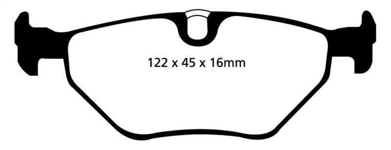 EBC DP31091C Redstuff Ceramic Rear Brake Pads, BMW 525i 2.5 (E39) 2001-2003