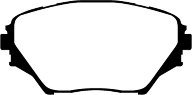 EBC DP61402 Greenstuff 6000 Elite Front Brake Pads, Toyota RAV 4 2.0 2001-2003