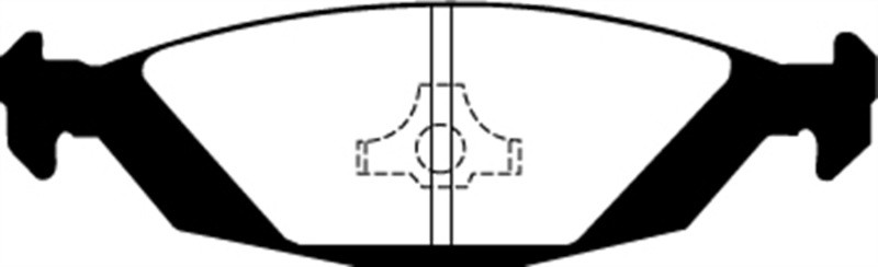 EBC DP2635 Greenstuff 2000 Rear Brake Pads, Saab 900 2.0 1988-1990