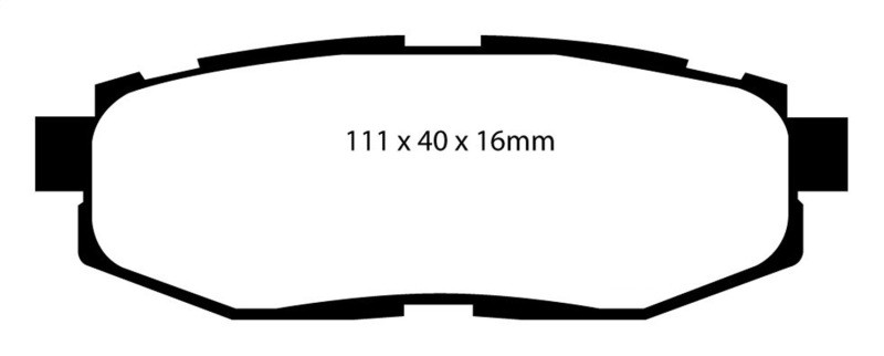 EBC DP31758C Redstuff Ceramic Rear Brake Pads, Scion FR-S 2 2012+