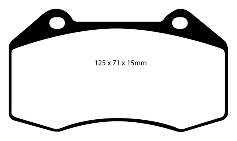 EBC DP21539 Greenstuff 2000 Front Brake Pads, Chevrolet Cobalt 2.0 Supercharged (SS) 2007-2008