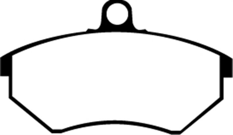 EBC DP2841/2 Greenstuff 2000 Front Brake Pads, Volkswagen Corrado 1.8 Supercharged 1989-1993