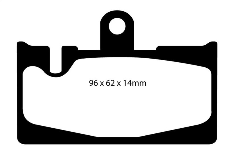 EBC DP31397C Redstuff Ceramic Rear Brake Pads, Lexus LS430 4.3 2001-2006