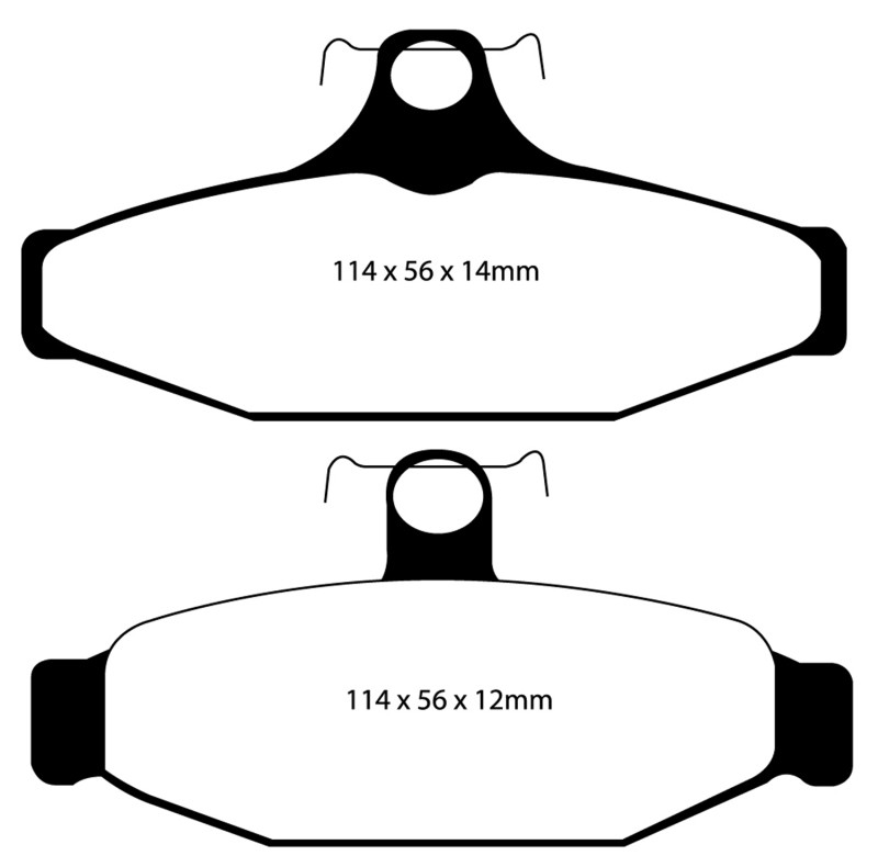 EBC DP51167NDX Bluestuff Rear Brake Pads, Aston Martin Vantage 5.3 (Twin Supercharged)(AP) 1990-2000