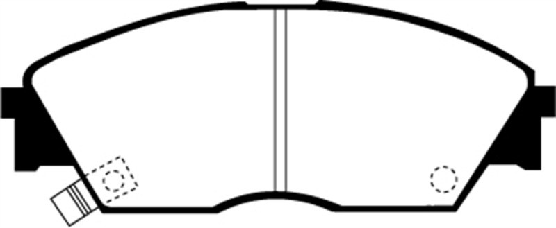 EBC DP2706 Greenstuff 2000 Front Brake Pads, Honda Civic CRX 1.6 Si 1990-1992