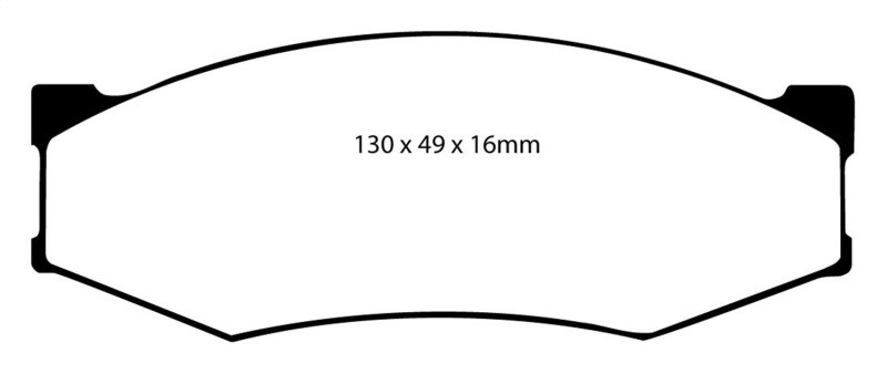 EBC DP3538C Redstuff Ceramic Front Brake Pads, Infiniti M30 3.0 1990-1993