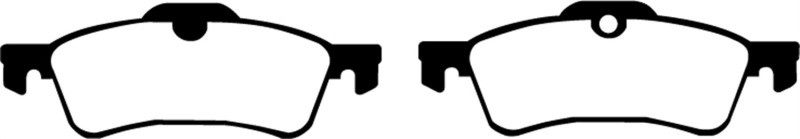 EBC DP21389 Greenstuff 2000 Rear Brake Pads, Mini Hardtop 1.6 2002-2003