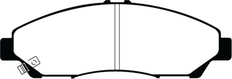 EBC DP41801R Yellowstuff Front Brake Pads, Acura MDX 3.7 2007-2013