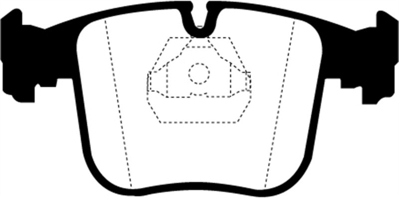 EBC DP2870 Greenstuff 2000 Front Brake Pads, BMW 850 5.0 1991-1993
