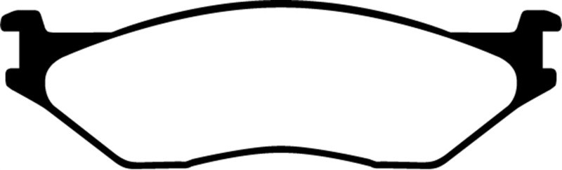 EBC DP61653 Greenstuff 6000 Elite Front Brake Pads, Ford Econoline E550 2002-2005