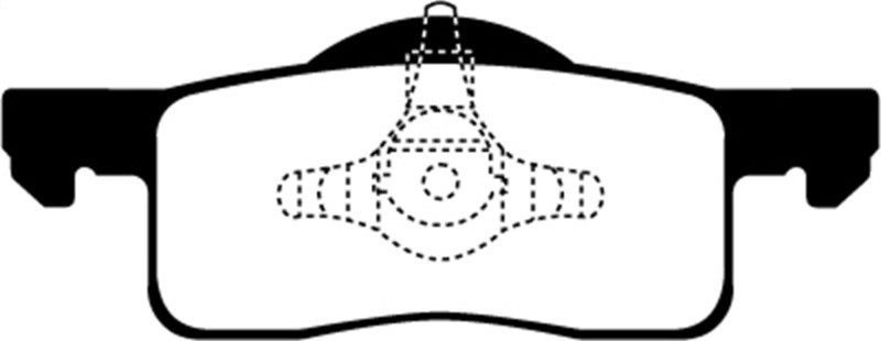 EBC DP41652R Yellowstuff Rear Brake Pads, Ford Expedition 4.6 2WD 2002-2006