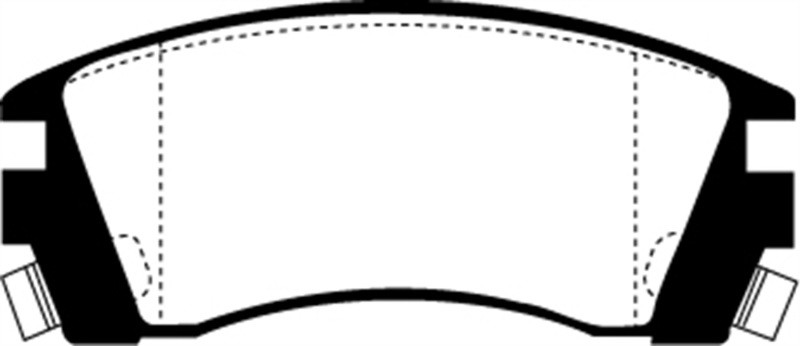 EBC DP2988 Greenstuff 2000 Front Brake Pads, Nissan NX 2.0 1991-1993
