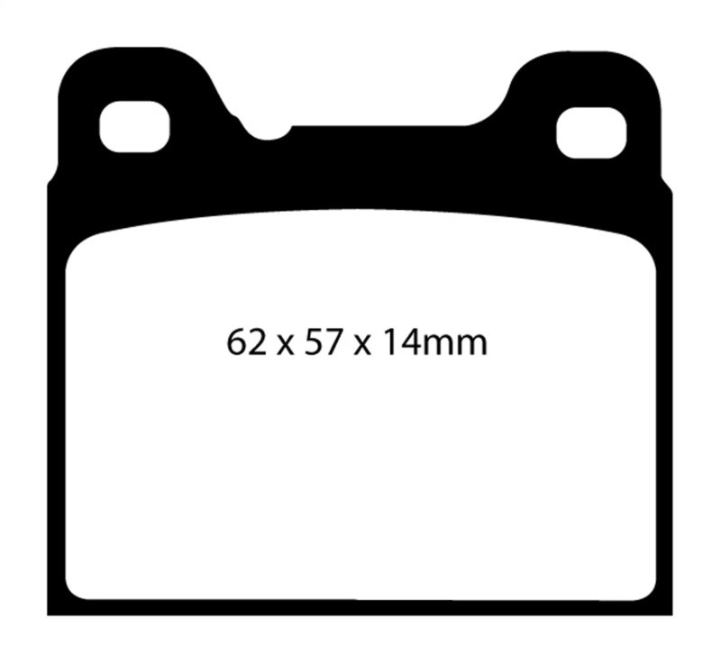EBC DP31043C Redstuff Ceramic Rear Brake Pads, Volvo 740 2.3 (ABS) (Girling) 1991-1993