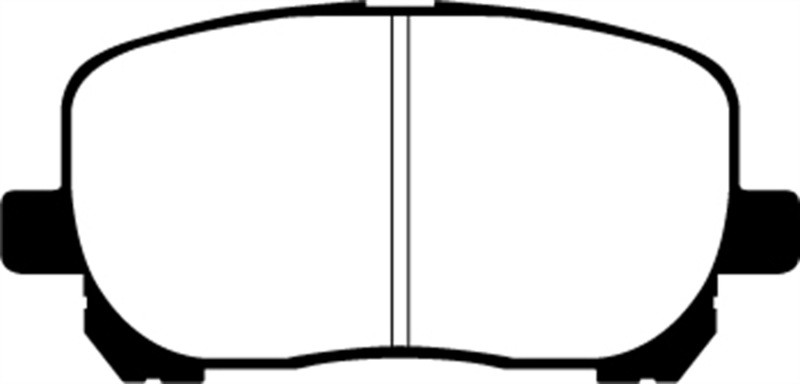 EBC DP41637R Yellowstuff Front Brake Pads, Pontiac Vibe 1.8 2002-2008