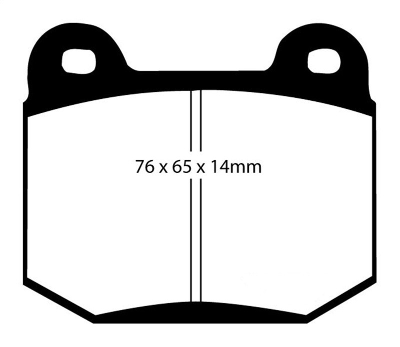EBC DP41537R Yellowstuff Rear Brake Pads, Infiniti G35 3.5 (Manual) (Brembo) 2003-2004