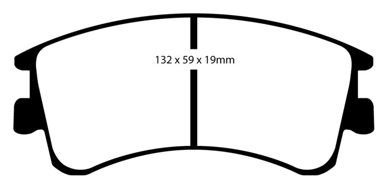 EBC DP31465C Redstuff Ceramic Front Brake Pads, Mazda 6 2.3 2003-2005