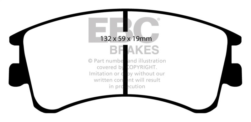 EBC DP41465R Yellowstuff Front Brake Pads, Mazda 6 2.3 2003-2005