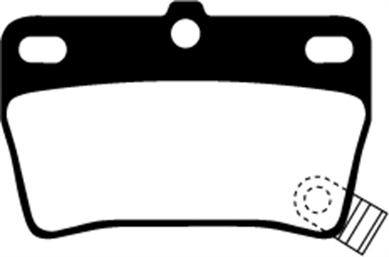 EBC DP61403 Greenstuff 6000 Elite Rear Brake Pads, Toyota RAV 4 2.4 2003-2005