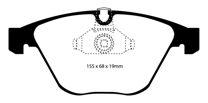 EBC DP51449NDX Bluestuff Front Brake Pads, BMW M3 4.0 (E90) 2008-2010