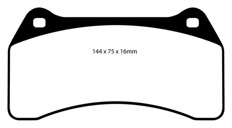 EBC 03-06 Jaguar XJR 4.2 Supercharged Redstuff Front Brake Pads