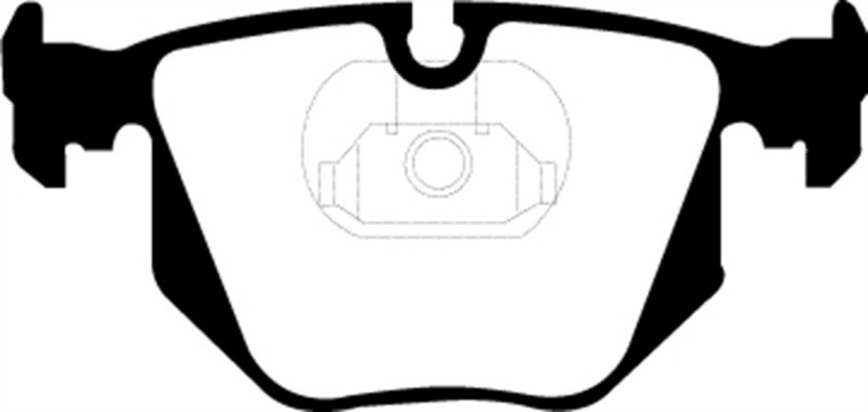 EBC DP21118 Greenstuff 2000 Rear Brake Pads, BMW X3 2.5 (E83) 2004-2006