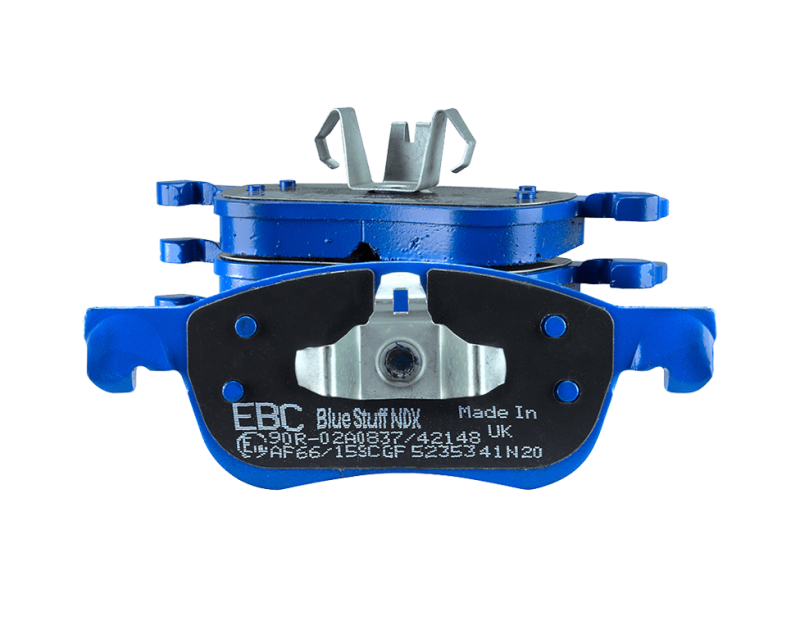 EBC DP5063NDX Bluestuff Front Brake Pads, Mitsubishi Lancer Evo 8 2.0T (FQ400 w/Alcon Caliper) 2004-2005