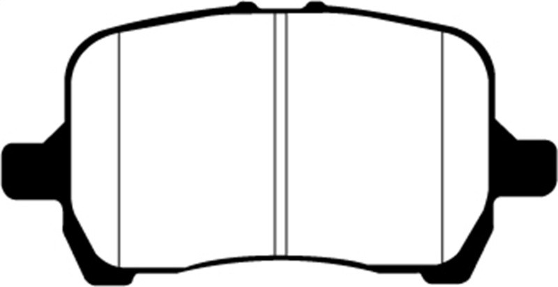EBC DP41763R Yellowstuff Front Brake Pads, Chevrolet Cobalt 2.0 Supercharged 2004-2006