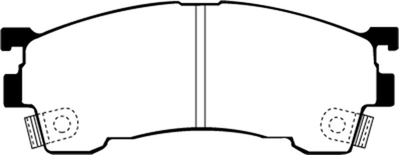 EBC DP2971 Greenstuff 2000 Front Brake Pads, Ford Probe 2.0 16v 1993-1997