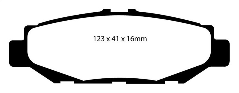 EBC DP3848C Redstuff Ceramic Rear Brake Pads, Lexus GS300 3.0 1993-1997