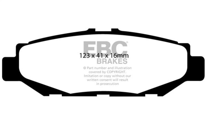EBC DP4848R Yellowstuff Rear Brake Pads, Lexus GS300 3.0 1993-1997