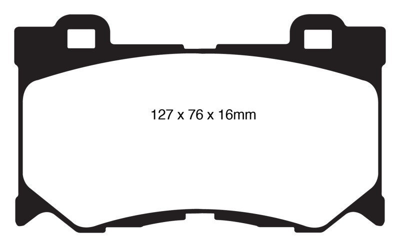 EBC DP31823C Redstuff Ceramic Front Brake Pads, Infiniti FX50 5.0 2008-2013