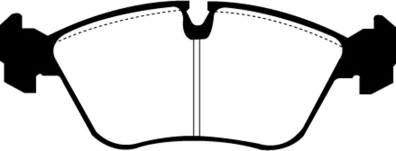 EBC DP2880 Greenstuff 2000 Front Brake Pads, Volvo 850 2.3 Turbo 1993-1997