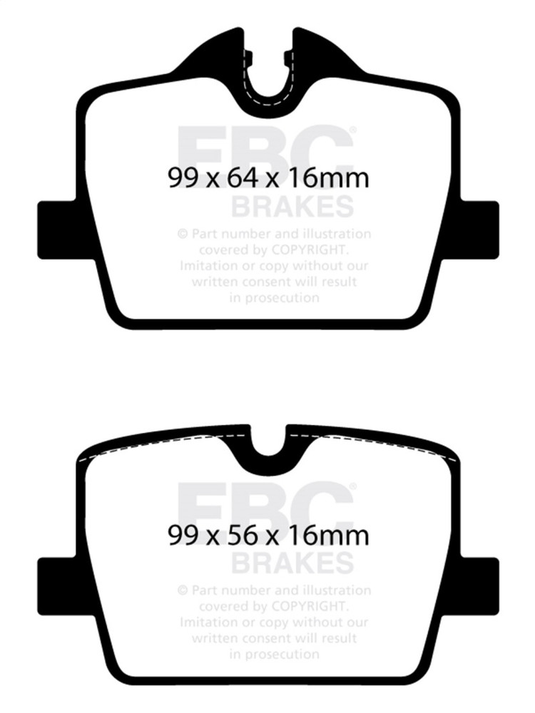 EBC DP52405NDX Bluestuff Rear Brake Pads, BMW Z4 G29 2.0T 2019+