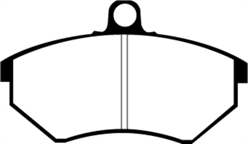 EBC DP2841 Greenstuff 2000 Front Brake Pads, Volkswagen Cabriolet 1.8 1994