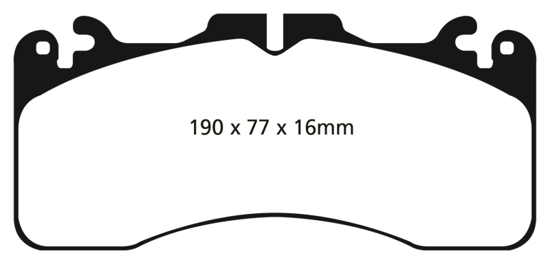 EBC DP31867C Redstuff Ceramic Front Brake Pads, Lexus LS460 4.6 Sport 2009+