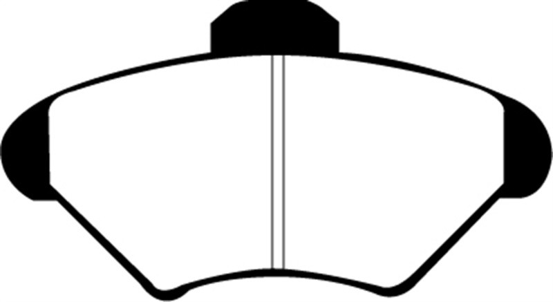 EBC DP21143 Greenstuff 2000 Front Brake Pads, Ford Mustang 3.8 1994-1998