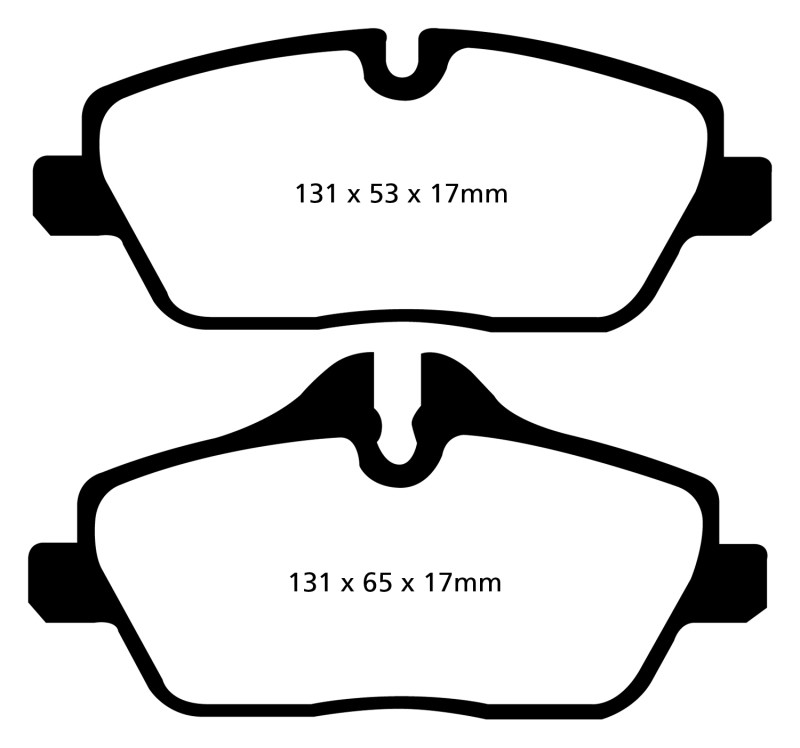 EBC DP22056 Greenstuff 2000 Front Brake Pads, Mini Hardtop 1.5 Turbo Cooper 2014+