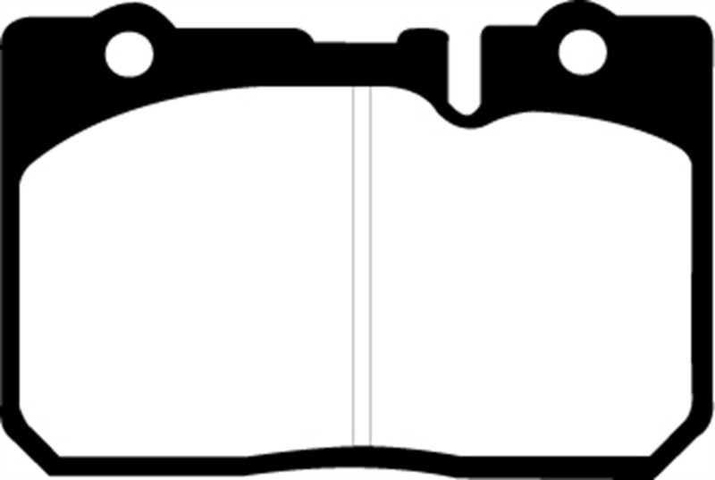 EBC DP21154 Greenstuff 2000 Front Brake Pads, Lexus LS400 4.0 1995-2000