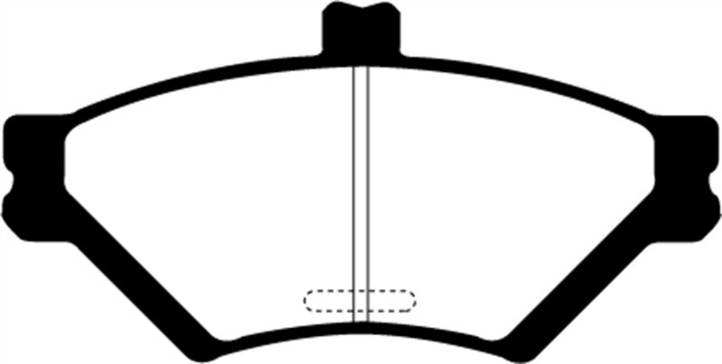 EBC DP21169 Greenstuff 2000 Front Brake Pads, Ford Crown Victoria 4.6 (Phenolic PisTons) 1995-1997