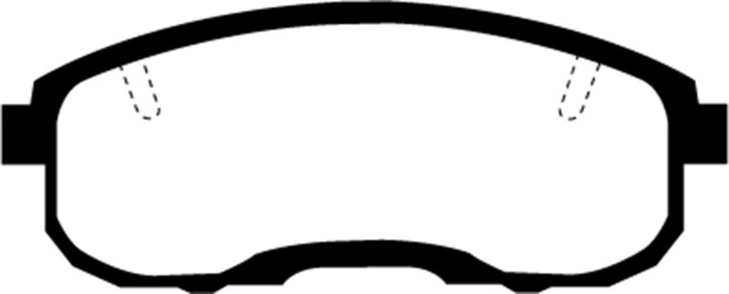 EBC DP41752R Yellowstuff Front Brake Pads, Infiniti I30 3.0 1995-1999