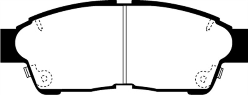 EBC DP6964 Greenstuff 6000 Elite Front Brake Pads, Toyota RAV 4 2.0 1996-2000